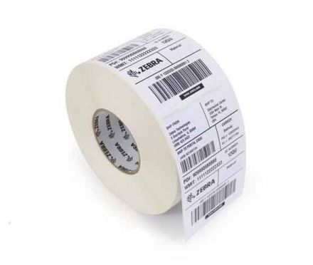 3006493 Zebra Z-Ultimate 3000T, original silver polyester labels, 38mm x 19mm, 3 720, core Ø25mm 