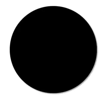Round sticker Black Dot Labels Ø43mm, 1 250