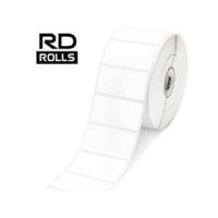 Brother RD-S05E1 White Paper Label Roll for TD-4000 and TD-4100N label printers, 1 500 labels per roll, 51mm x 26mm, compatible