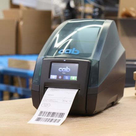 Shipping thermal eco labels, white, permanent, liner-perforation 105mm x 148 mm, 3 inch (76mm) core diameter, 1 000 labels