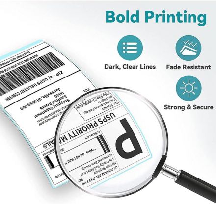 Shipping labels, Thermal Eco, 105 x 148 mm, 350, Ø25mm