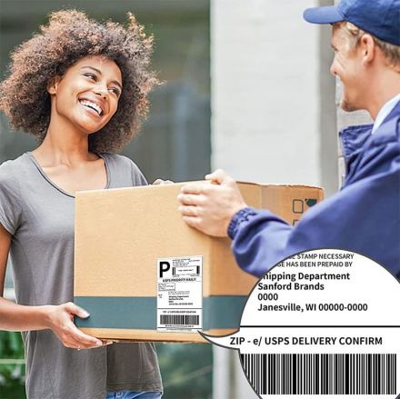 Shipping labels, Thermal Eco, 105 x 148 mm, 350, Ø25mm