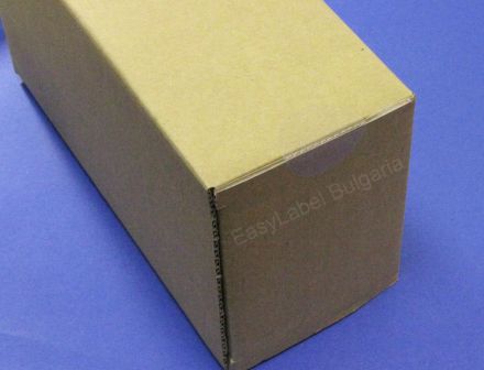 Self Adhesive Label Roll, transparent polyethylene, Ø25mm