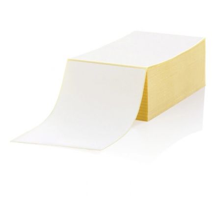 FanFold 100mm x 150mm Direct Thermal Labels - Perforated, 500