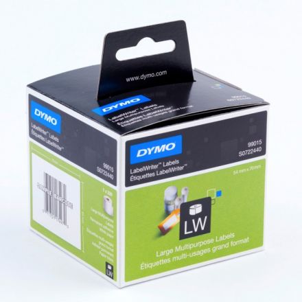 Етикети Dymo 99015 Large Multifunctional / diskette labels 54x70mm