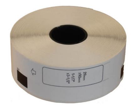 Brother Compatible DK-11201 Roll Standard Address Labels, 29mm x 90mm, 395 labels per roll, Black on White
