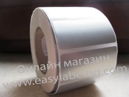 Self-Adhesive Label Roll, polyester (PET), 35mm X 26mm