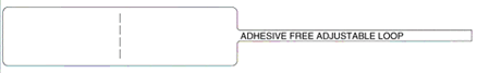 SELF-ADHESIVE LABELS, white polyethylene (PE), 45mm X 12mm