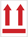 International Safe Handling Labels - "Fragile" with Broken Glass, Rolls of 100, 100mm X 70mm