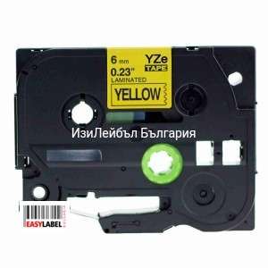 Brother TZ-631 Tape Black on Yellow Laminated 12mm, compatible