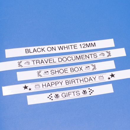 Genuine TZ Tape BROTHER TZe-231 Black on White, 12mm, Laminated