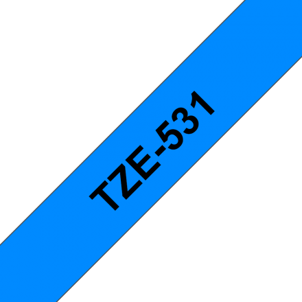 Compatible Brother TZe-531 Tape Black on Blue Laminated 12mm