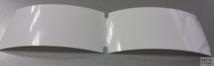 Eтикети от  PVC(PET), бели, 45mm x 90mm, 100бр.