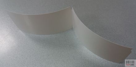 Polyester PET Thermal Transfer Label, 45mm x 90mm, 40mm(1.5") Core, White, 100 Labels per Roll