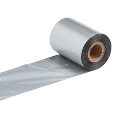 Термотрансферна лента, резинова - RESIN, 40mm X 200m, шпула ф(1")25,4mm, IN, сребро