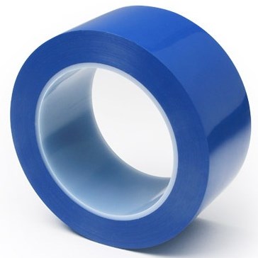 Синя стандартна самозалепваща се опаковъчна лента - тиксо, 48mm x 66m 