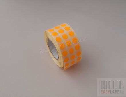 SELF-ADHESIVE LABEL ROLL, Coloured, Ø10mm, 32 000 
